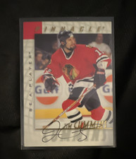 Pinnacle Be A Player Jim Cummins #80 Chicago Blackhawks Autographed NHL Card