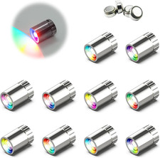 10 Pack Small Spotlight Battery Operated LED Lights, Warm White LED Wireless Min