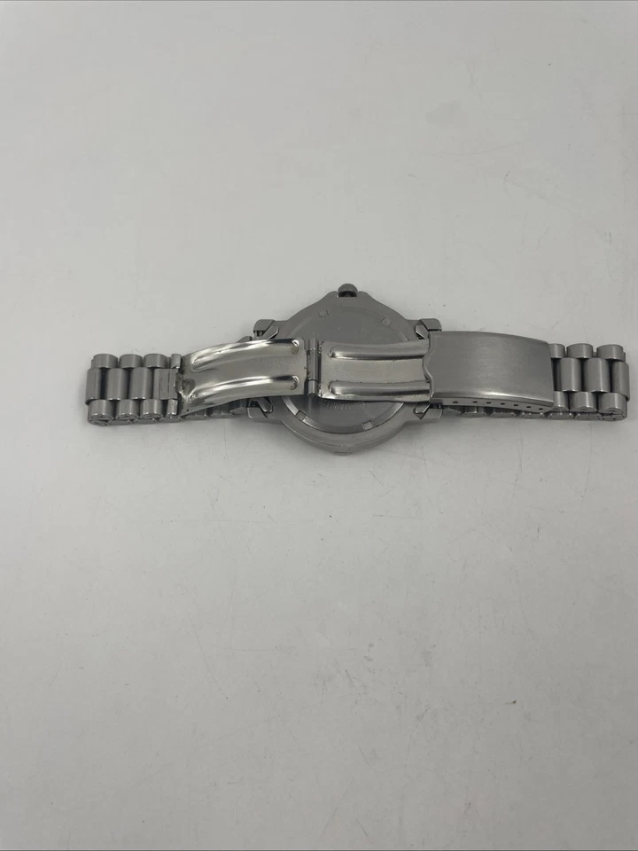 RELÓGIO MASCULINO EXÉRCITO SUÍÇO (1789) todo de aço inoxidável 7-8” pulso BOM COM BATERIA - Imagem 4 de 4