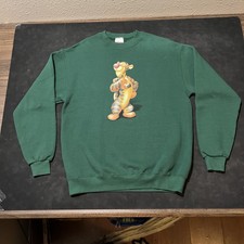 Vintage Disney Tigger Sweatshirt Mens Medium Crewneck Embossed Winnie the Pooh 9