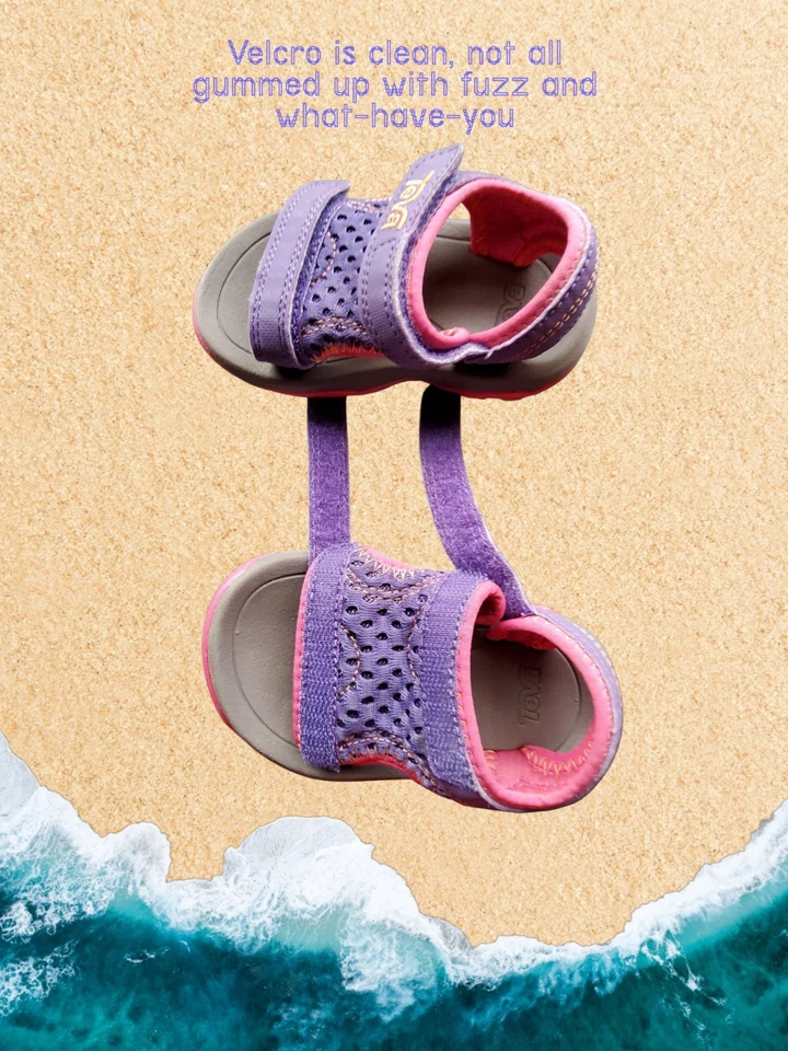 Teva - Psyclone, talla 4, sandalias para niños pequeños Foto 2 de 4