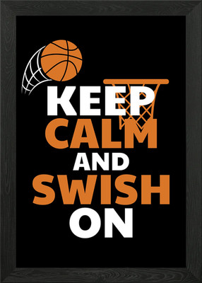 Keep Calm And Swish On Gerahmtes Wandbild Poster Leinwanddruck Bild