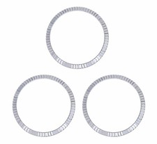 3 FLUTED BEZEL FOR 36MM ROLEX MEN DATEJUST 16013 16014 16200 16233 16234 S/STEEL