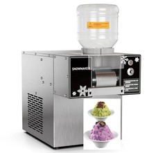 Korean Snowflake Machine Ice Shaver Commercial Snow Cone Shaving Maker 60kg/H