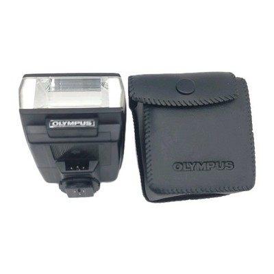 Olympus OM-System T20 Electronic Flash for OM-2 OM-1 Shoe Mount w/ Case ~ Tested