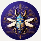 Hayleybug 1 oz Clockwork Scarab Silver Round Mintage of 30 w/ COA