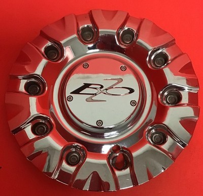 ONE USED BZO Wheels Chrome Custom Center Cap # EXE-C /954