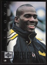 Greg Lloyd, 1997 Upper Deck, #290, Pittsburgh Steelers,