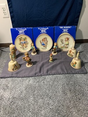 Vintage Hummel Goebel Lot of 11 Figurines,  Bells and Candle -Mint Condition!!