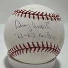 DENNY LEMASTER Signed Official MLB Baseball w/ Script AUTO - Milwaukee Braves