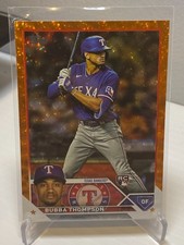 #597 - Bubba Thompson - Rookie - 2023 Topps Series 2 - Orange Foil - 286/299
