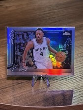 De'Aaron Fox 2025-26 Topps Chrome Silver Holo Refractor #233 San Antonio Spurs