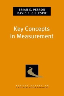 Key Concepts in Measurement Paperback Brian E., Gillespie, David