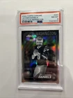 JAYDEN DANIELS 2024 TOPPS CHROME ROOKIE NEGATIVE REFRACTOR RC PSA