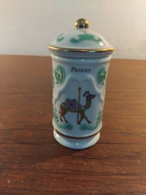 Lenox Karussell feines Porzellan PETERSILIE Gewürzglas