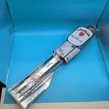 Jim Beam 3 Piece Stainless Steel BBQ Tool Set (Spatula,Tongs,Fork)