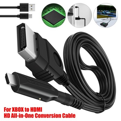 Original Xbox to HDMI Converter Adapter For Microsoft Xbox Console Controller   