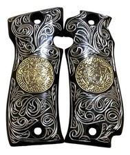 Empuñadura Versace Cachas Star Calibre 380-32 Modelo S & Ss Lujo 78sm HECHA EN MÉXICO