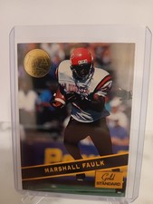 Marshall Faulk 1994 Signature Rookies Gold Standard College Football Card #34 RC