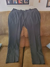 KENNETH COLE REACTION Mens  Black Flex Suit-Separate Pants Modern Fit 36 X 30 