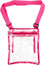Borsa Trasparente in PVC Con Tracolla Regolabile, Borsa a Tracolla Trasparente I