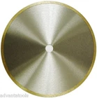 10” x .032" Sintered Metal Bond Continuous Rim Diamond Lapidary Blade-5/8" Arbor