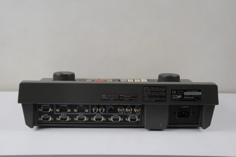 PANASONIC AG A850 DIGITAL DISPLAY MULTI EVENT Video EDITING CONTROLLER - Image 3 of 4