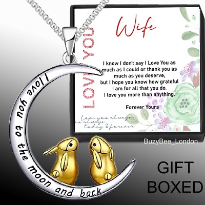 Frau Geschenke Ich liebe dich Geschenk zum Jahrestag Hochzeit Schmuck Silber Halskette