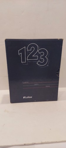 Lotus 123 software for IBM Compaq AT&T Version w/ Manual & Disks, Release 2.01