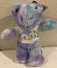 Build A Bear 9" Plush Mini Smallfrys Buddies Tie Dye Frog Hoppy Swirls W/Top NWT