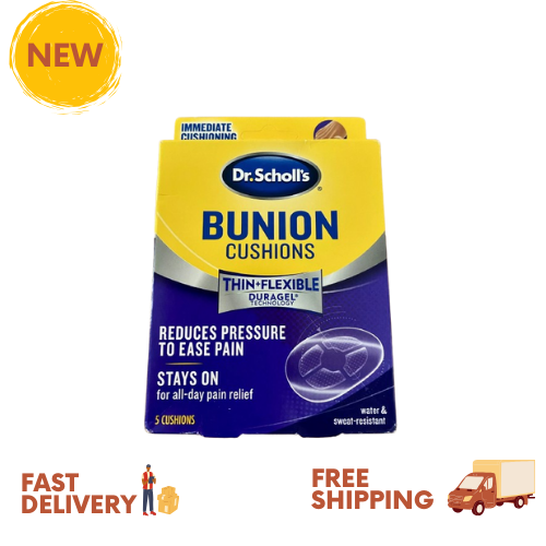 Dr Scholls Bunion Cushions Thin & Flexible Duragel Technology 5 Cushions