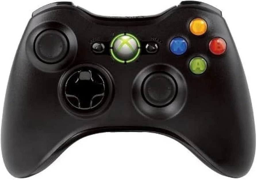 Joystick Controller Nero O Bianco per Microsoft Xbox 360 Originale Usato - Immagine 2 di 2