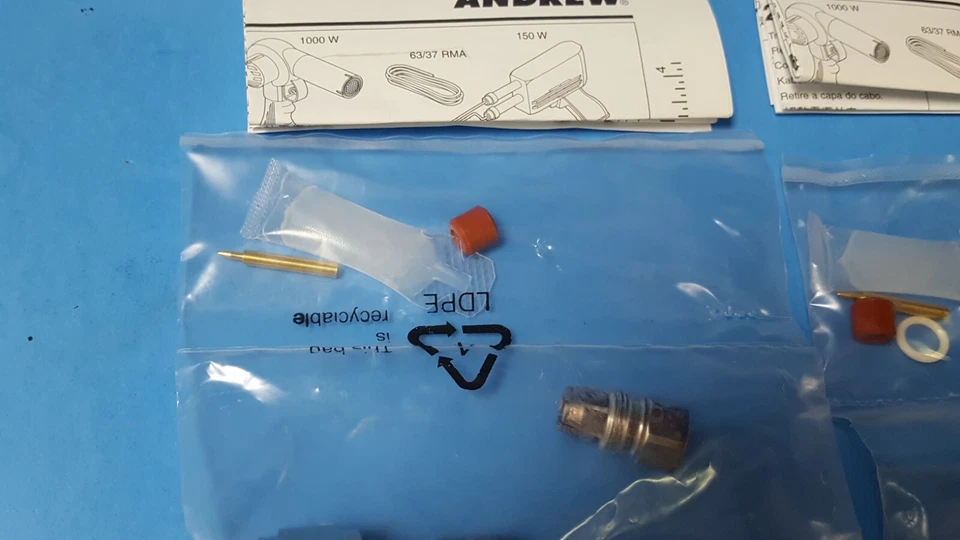 (2 pcs)N Male Connector, F1PNMV2-H,ANDREW,for HELIAX FSJ1-50A( Read Description) - Image 4 of 4