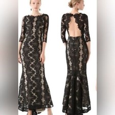 Alice + Olivia Jae Dress Gown Size 2 Mermaid Formal Special Event Luxury Wedding