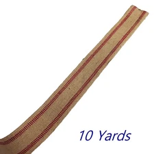 10 Yards Red Stripe Jute Webbing For Furniture Upholstery Work