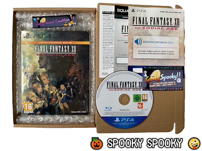 Final Fantasy XII The Zodiac Age Limited Steelbook Edition Sony PS4 - UK PAL sehr guter Zustand