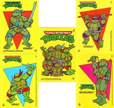 1989 TMNT Ninja Turtles Topps Series 1 Sticker Cards You-Pick