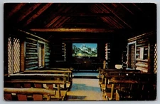 Moose, Wyoming, Chapel of the Transfiguration Church Teton Near Jackson Postcard