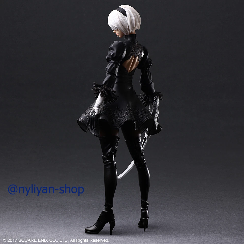 Play Arts Kai NieR Automata YoRHa 2B No.2 Type B DX Ver Action Figure Model - Image 3 of 4