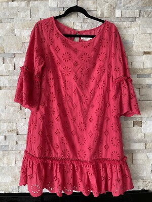 Anthropologie Womens Raspberry Pink Lace Dress Size US 10/EU 42 | eBay Anthropologie Womens Raspberry Pink Lace Dress Size US 10/EU 42 | eBay
