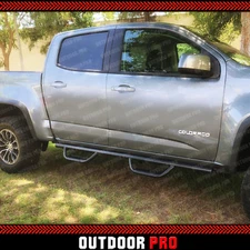15-25 For Chevy Colorado GMC Canyon Crew Cab Side Step Nerf Bar Running Board