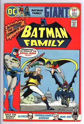 * BATMAN Family #1 (1975) Batgirl Robin Mike Grell Cvr & Art Fine+ 6.5 *