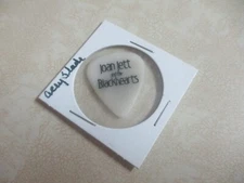 JOAN JETT & THE BLACKHEARTS ACEY SLADE Authentic One Sided Guitar Pick