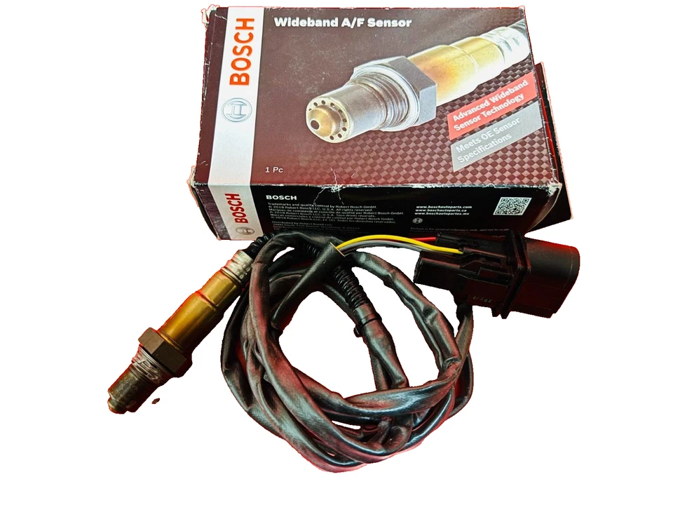 Sensor de oxígeno BOSCH 17361 para Audi Volkswagen 2002-2010 HECHO EN ALEMANIA 5 CABLES Foto 2 de 4