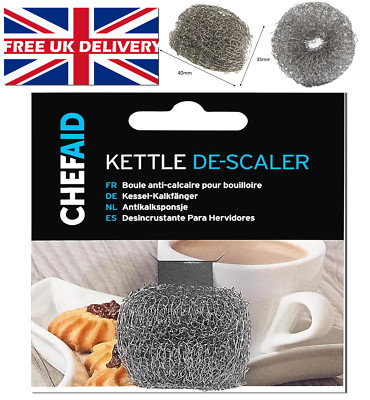 Kettle Descaler 4 Pcs Balls,Stainless Steel Wool Scrubber,Metal Scourer ...