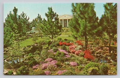 Japanese Rock Gardens Quality Inn Perry Georgia Postcard