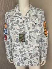 A Bathing Ape BAPE Space Camo Shark M-65 Jacke Größe L BNWT