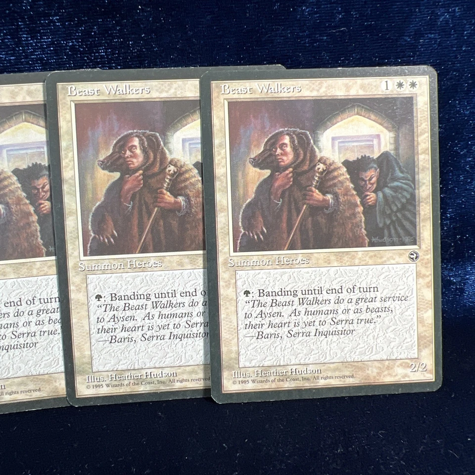 BEAST WALKERS Homelands Rare Magic the Gathering MTG Card RESERVED LIST 3 - Image 3 of 4