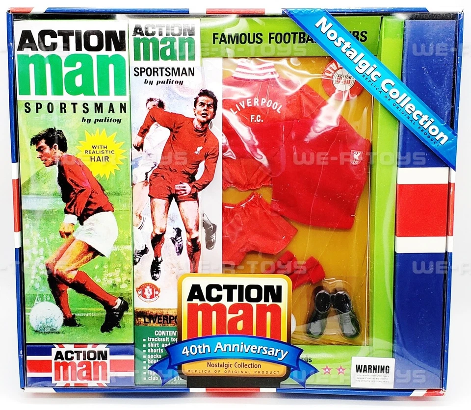 Figura de fútbol americano Action Man Sportsman Liverpool y accesorios Hasbro 2006 NUEVO Foto 2 de 4