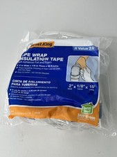 Pipe Wrap Insulation Tape 1/8" x 2" x 15 ft. New Frost King Self Foil and Foam